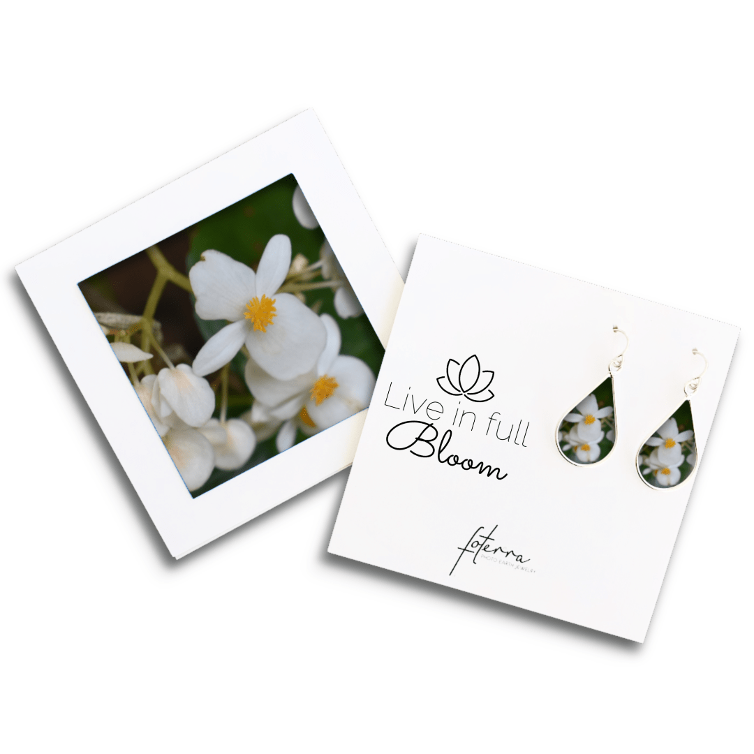 Floral Earrings by Kim Bailey
