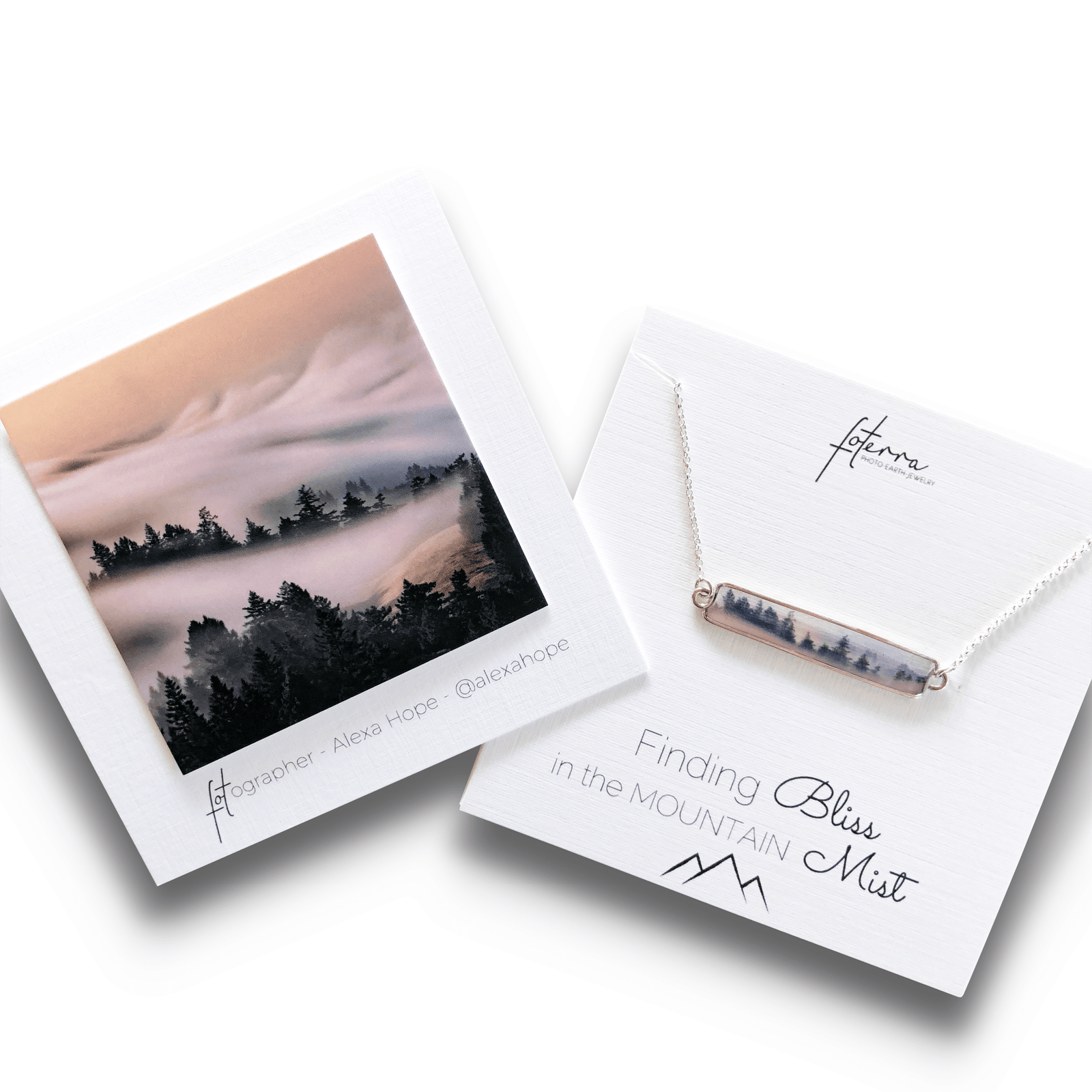 Misty Mountain Necklace by Alexa Hope