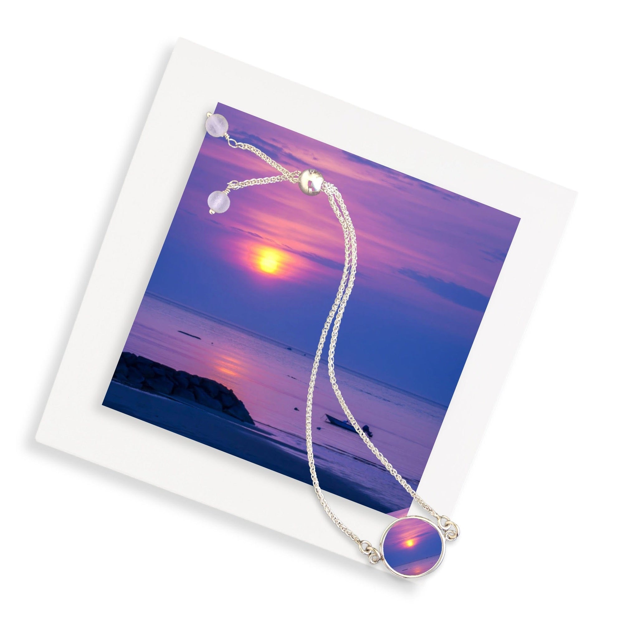 New England Coastal Sunset Bracelet by Allie Richards
