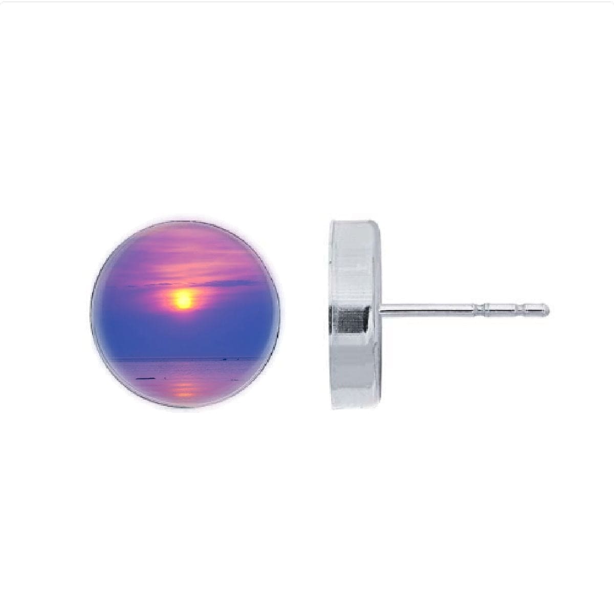 New England Coastal Sunset Earrings by Allie Richards