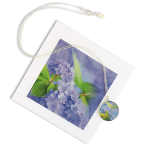 Hydrangea Floral Necklace by Betty Wiley