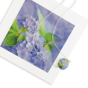Hydrangea Floral Necklace by Betty Wiley