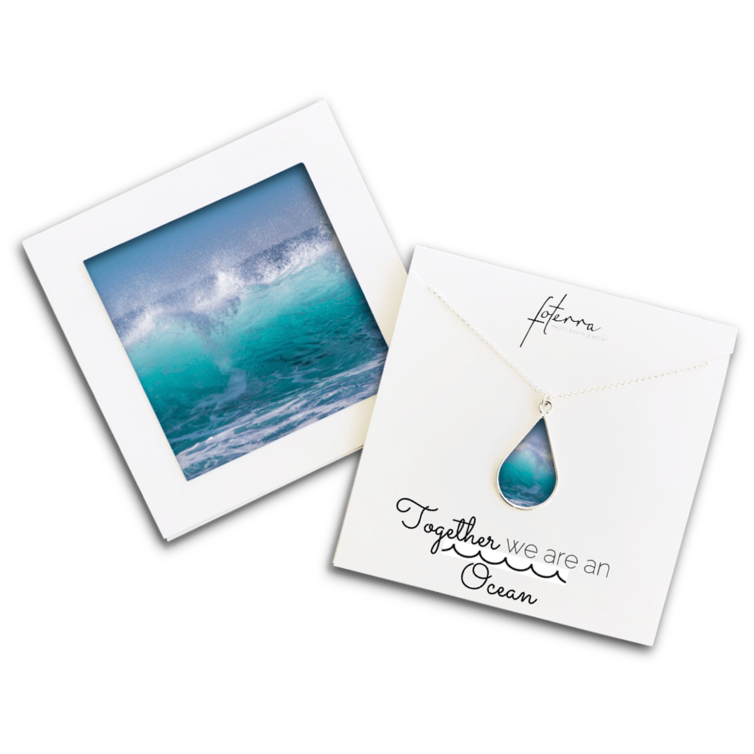 Massachusetts Summer Wave Necklace by Betty Wiley