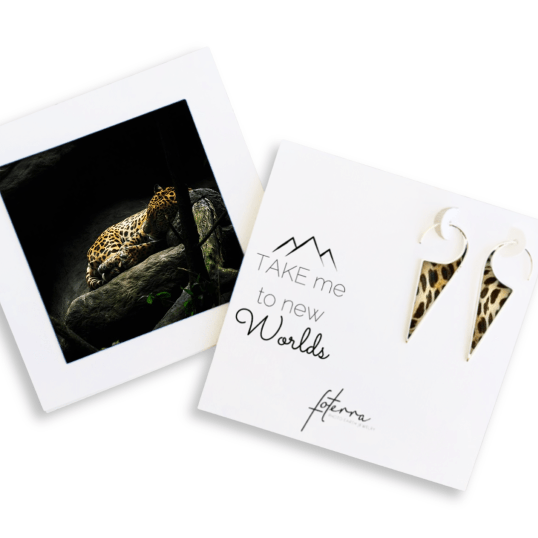 Costa Rican Leopard Earrings by Cara Koch