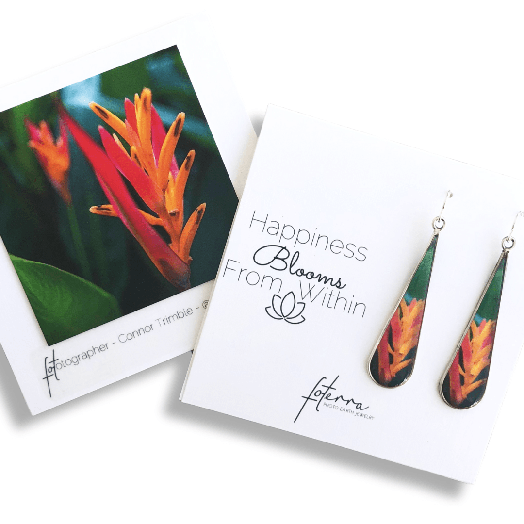 Tropical Ginger Earrings by Connor Trimble