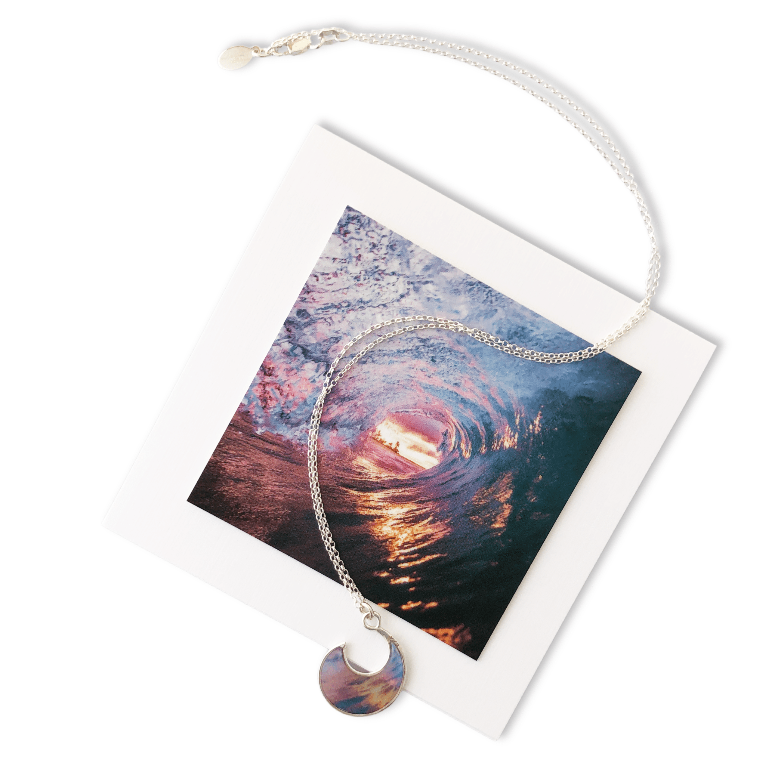 Mini Hawaiian Wave Necklace by Connor Trimble