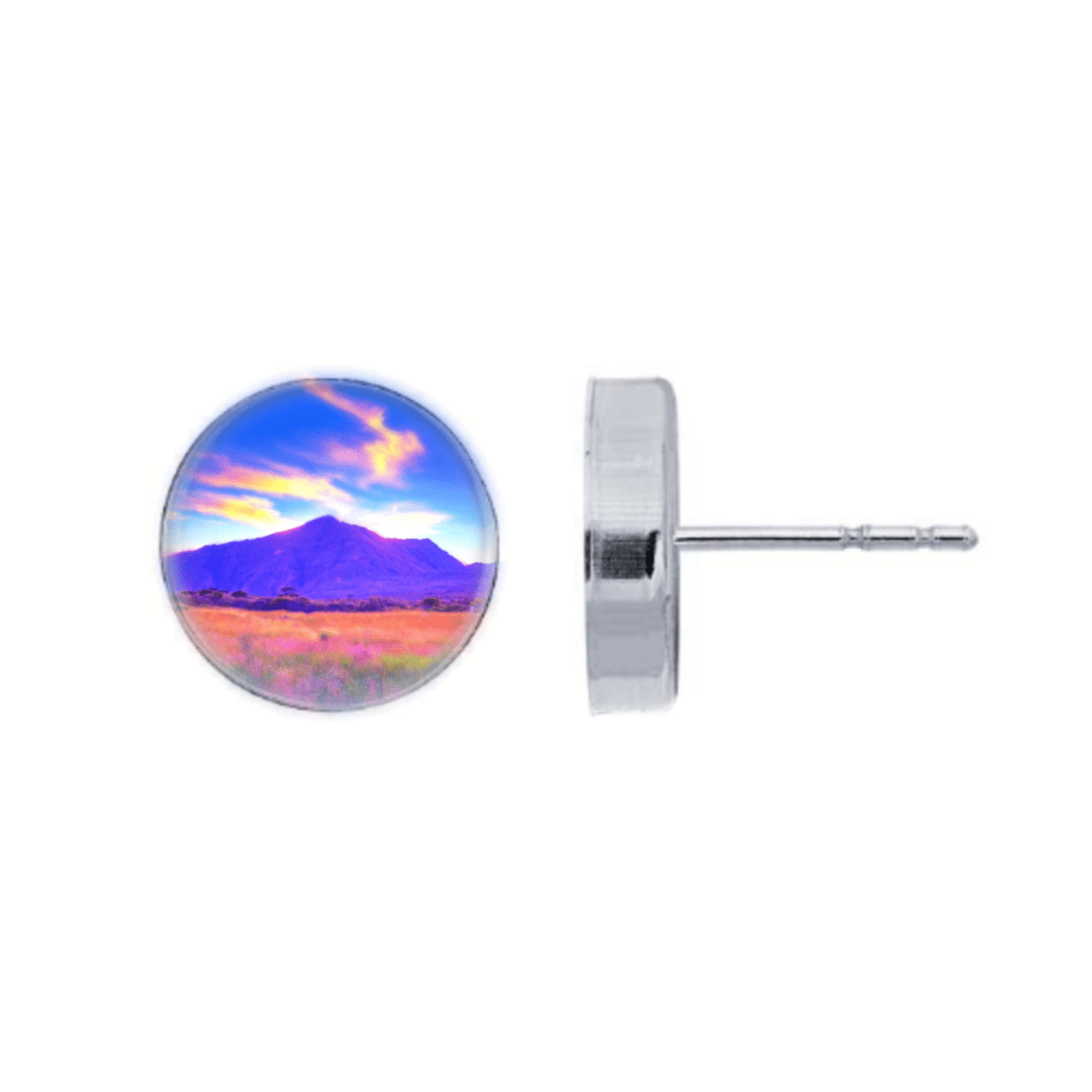 Haleakala Post Earrings by Foterra Jewelry