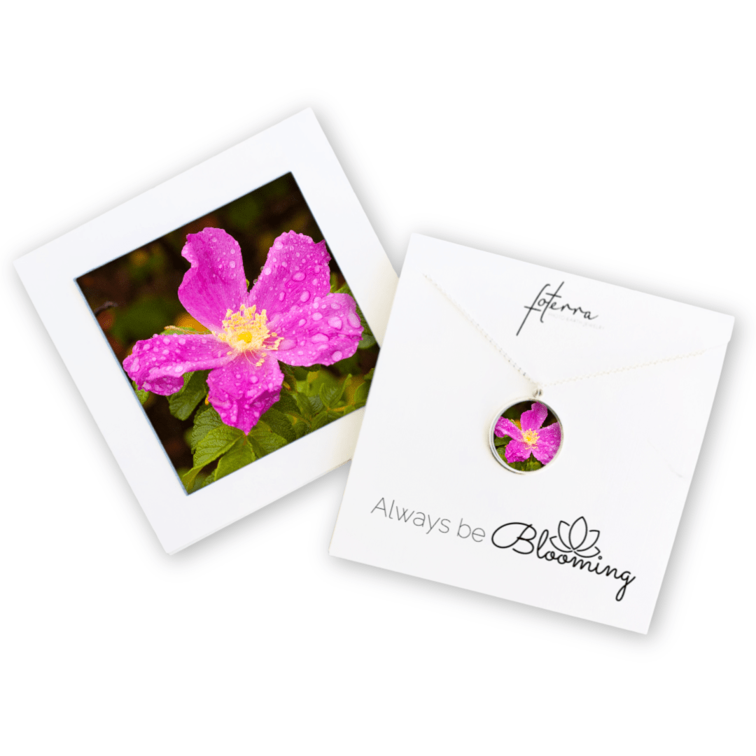 Colorful Floral Necklace by Heather Mladek