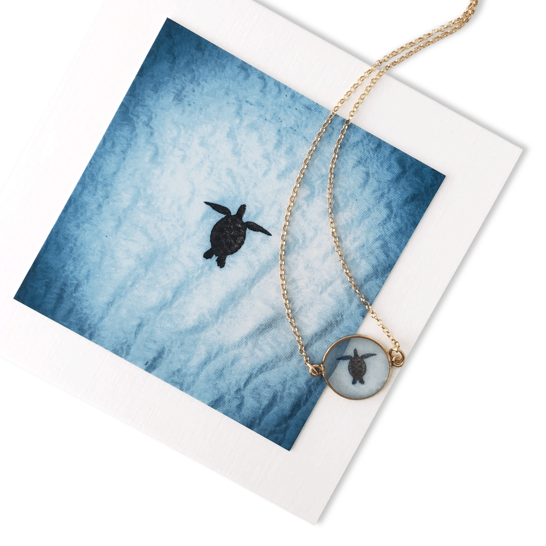 Sea Turtle Necklace by John Kowitz