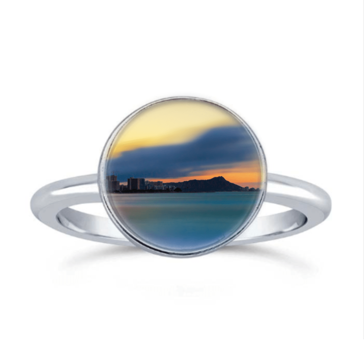 Oahu's Diamond Head Ring by Josh Astern