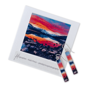Lake Tahoe Sunset Earrings by Kelli Price