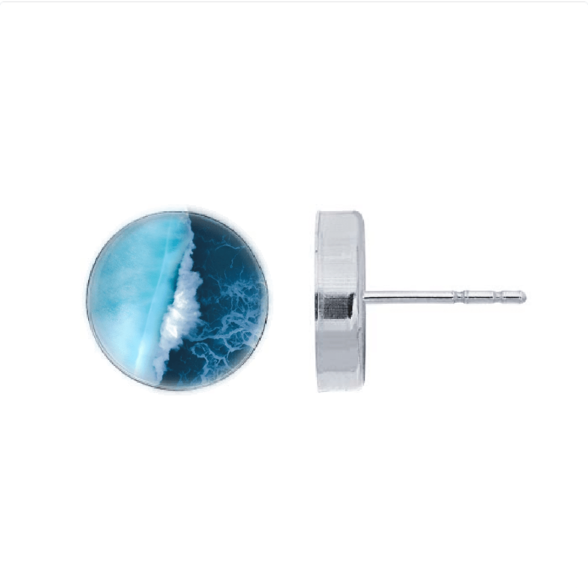 Ocean Wave Earrings by Merr Watson