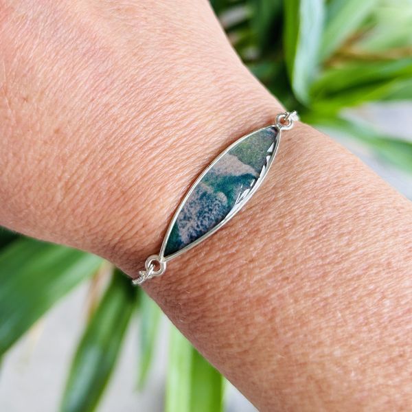 Green Waves Surf Chain Bracelet - Sale