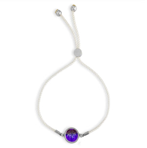 Birth Flower Bracelet - February - Iris