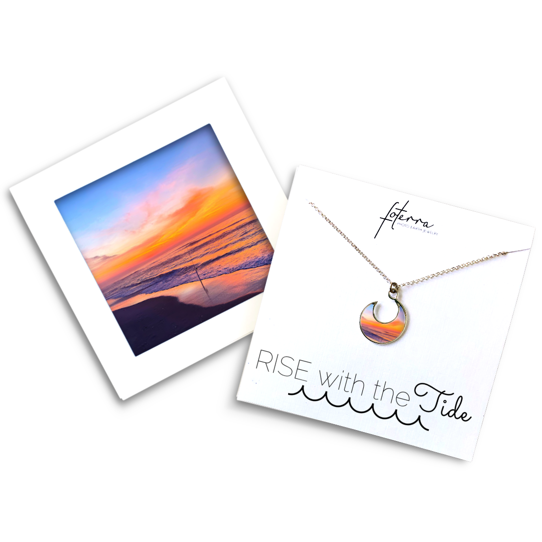 Tangerine Sunrise Mini Necklace