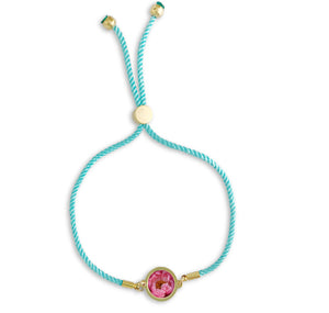 Birth Flower Bracelet - November - Peony