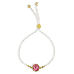 Birth Flower Bracelet - November - Peony