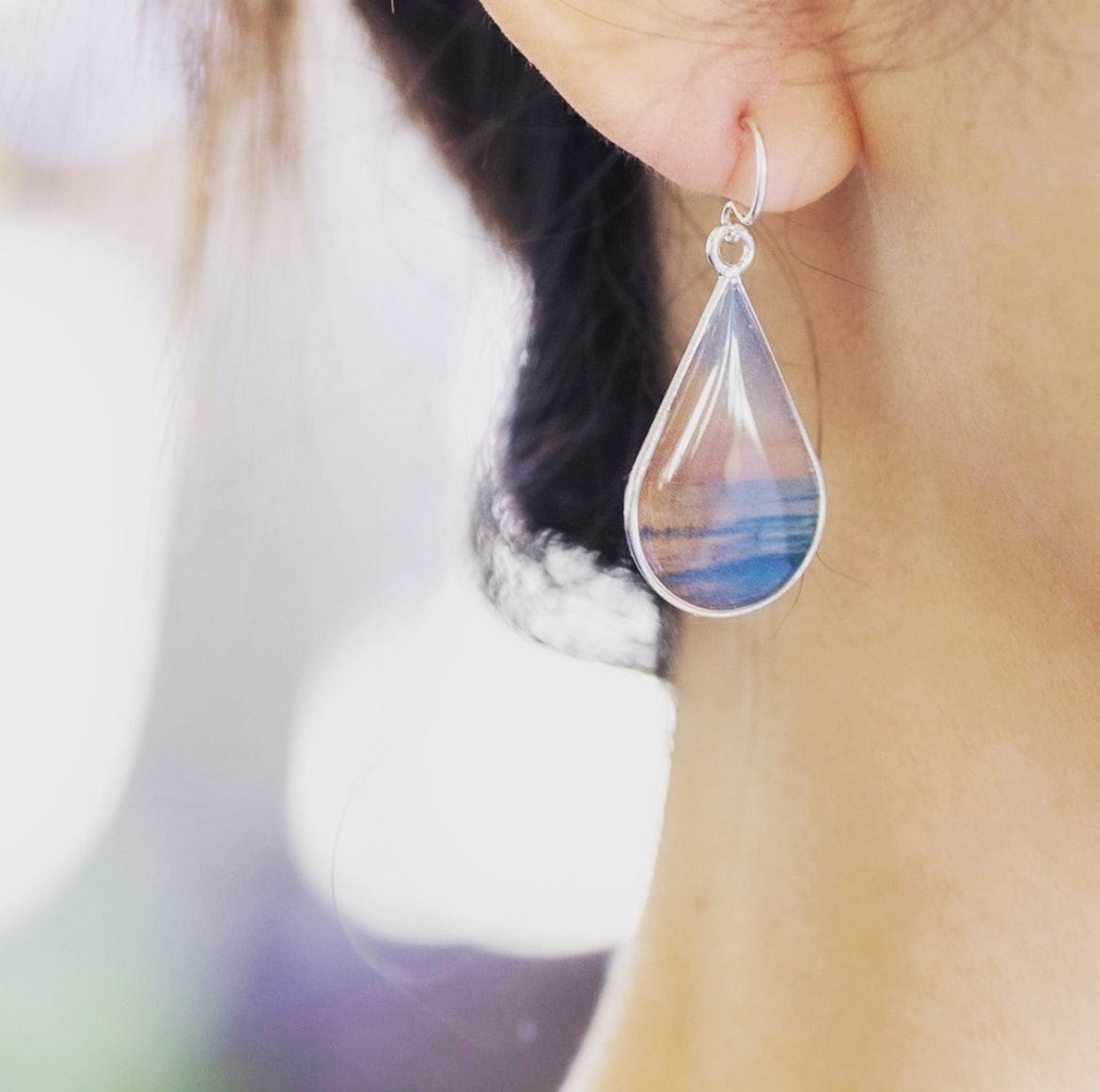 Waikiki Sunset Teardrop Earrings by Jess Loiterton