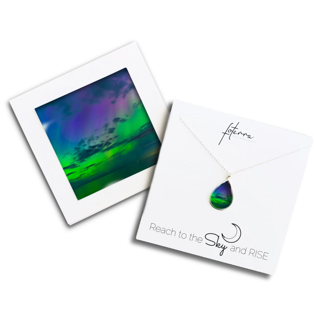 Northern Lights Necklace by Roxanne Collins