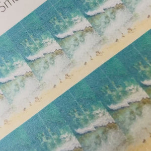 Ocean Shore — Art Paper for Resin Jewelry Making