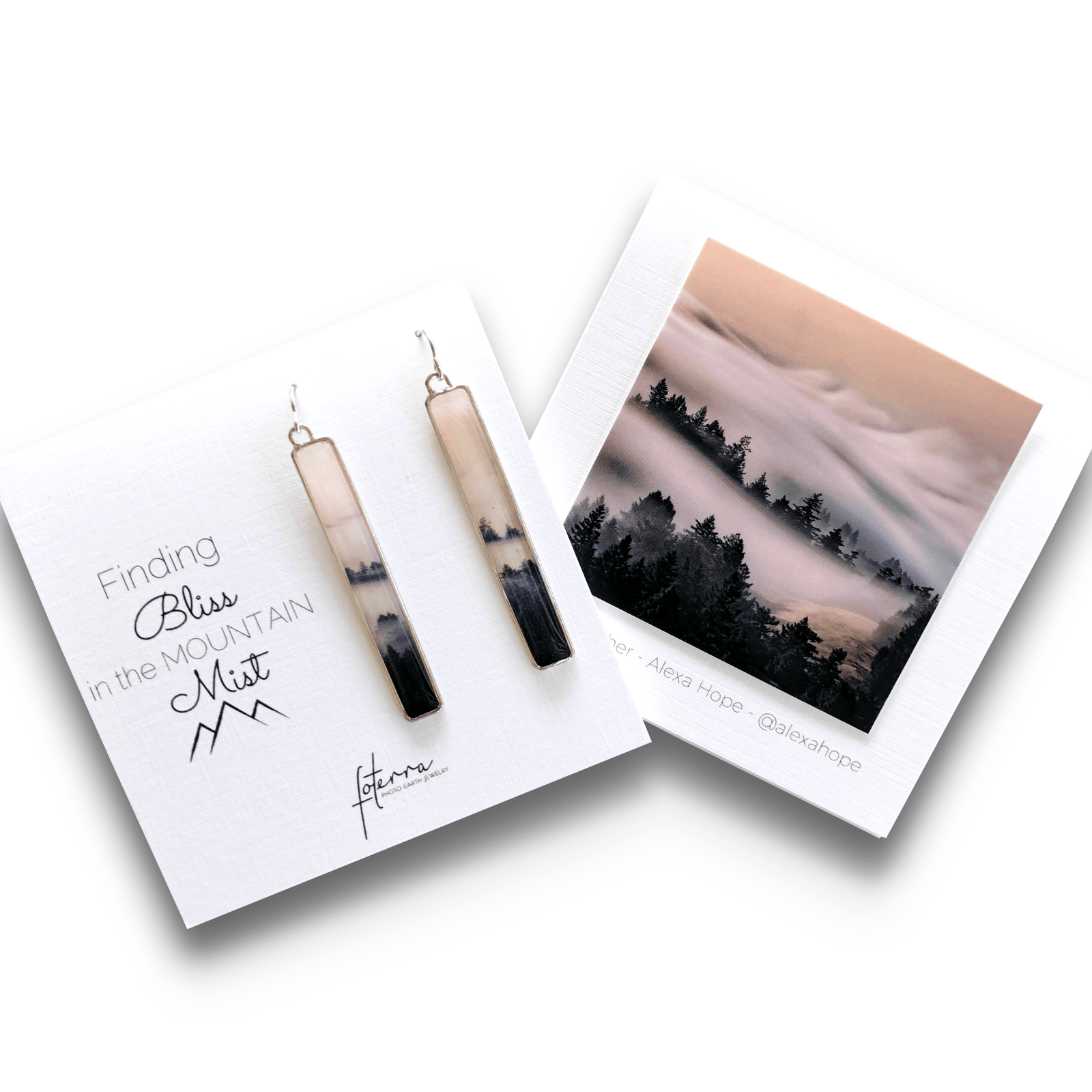 Misty Mountain Earrings by Alexa Hope