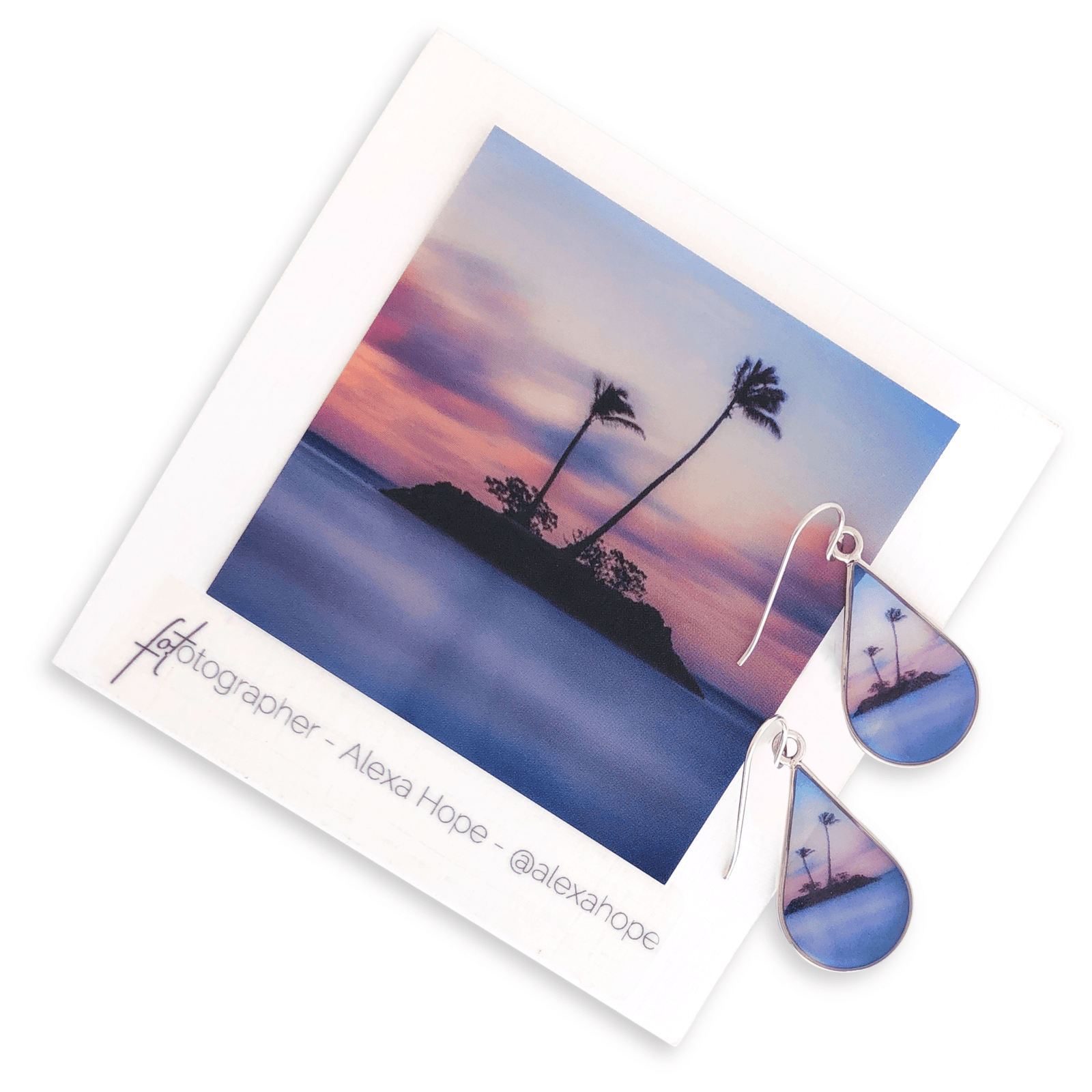 Alexa Hope Earrings featuring Kahala Island, Oahu