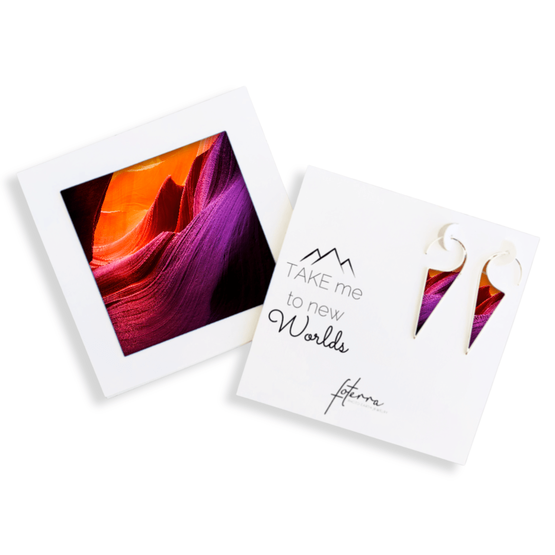 Arizona Sandstone Triangle Earrings by Allie Richards