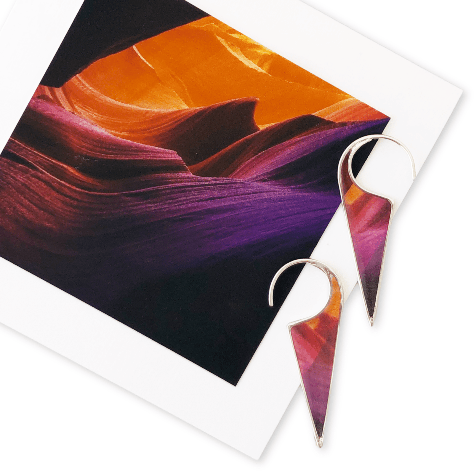 Arizona Sandstone Triangle Earrings by Allie Richards