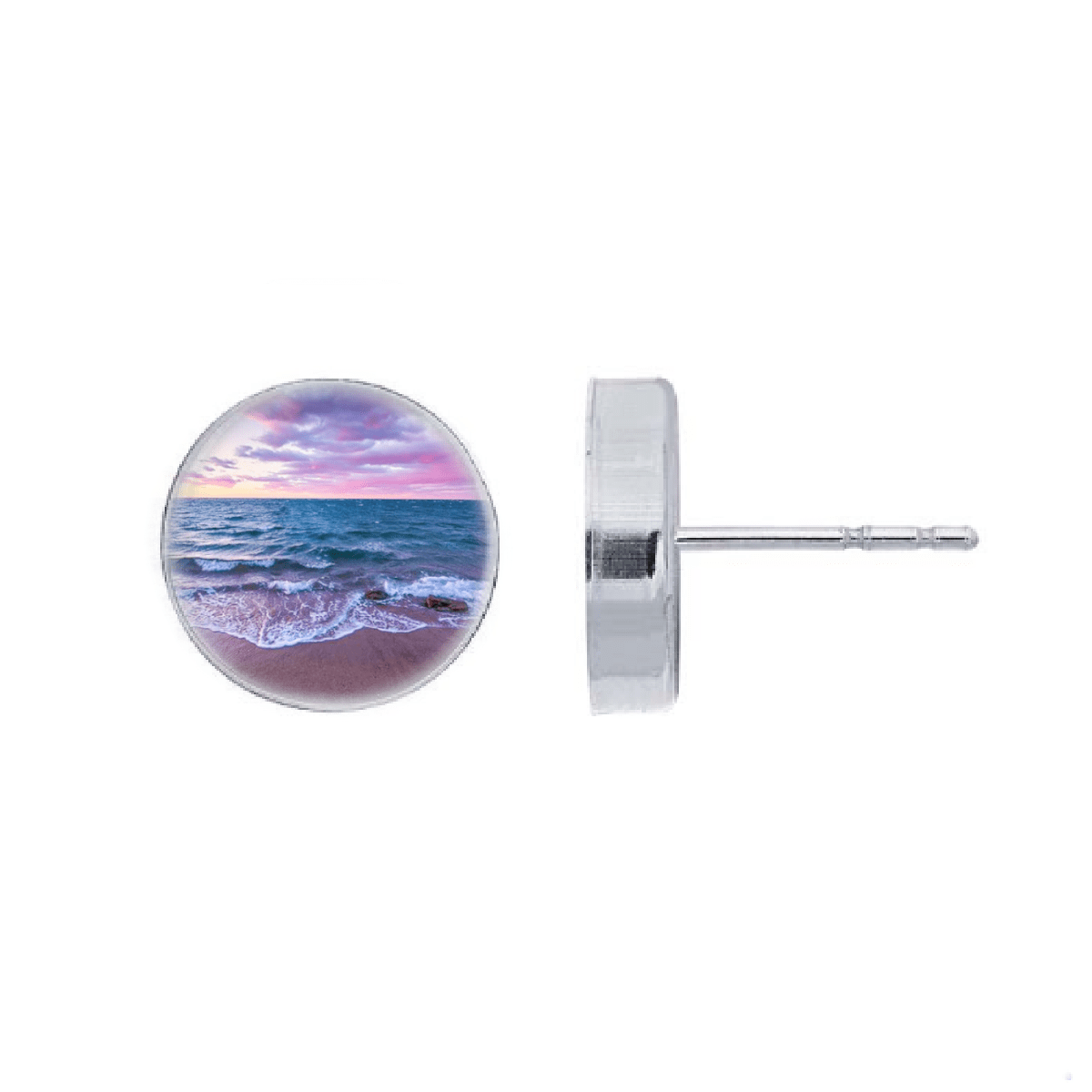 Cape Cod Sunrise Post Earrings by Allie Richards