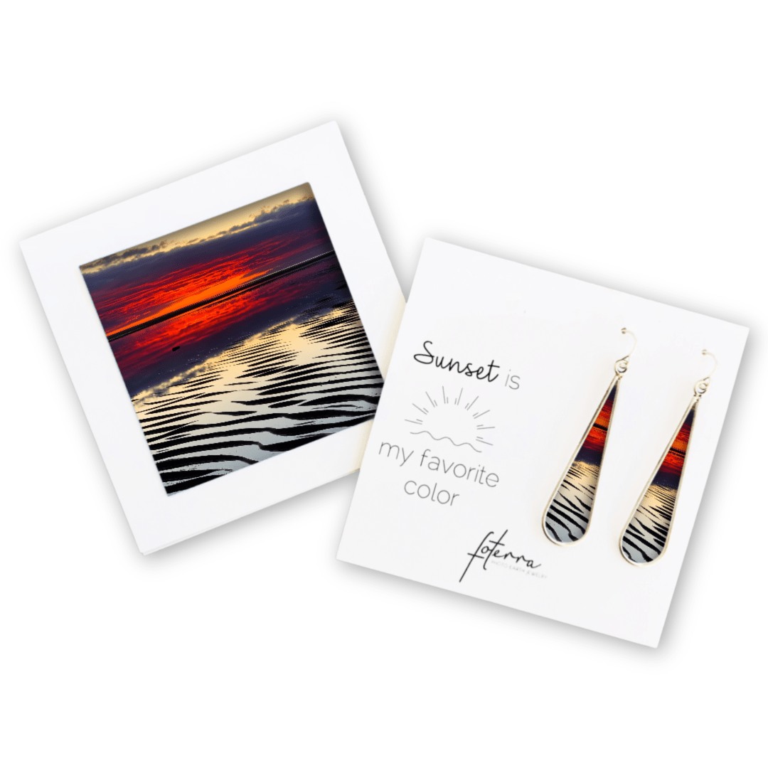 New England Sunset Earrings by Allie Richards