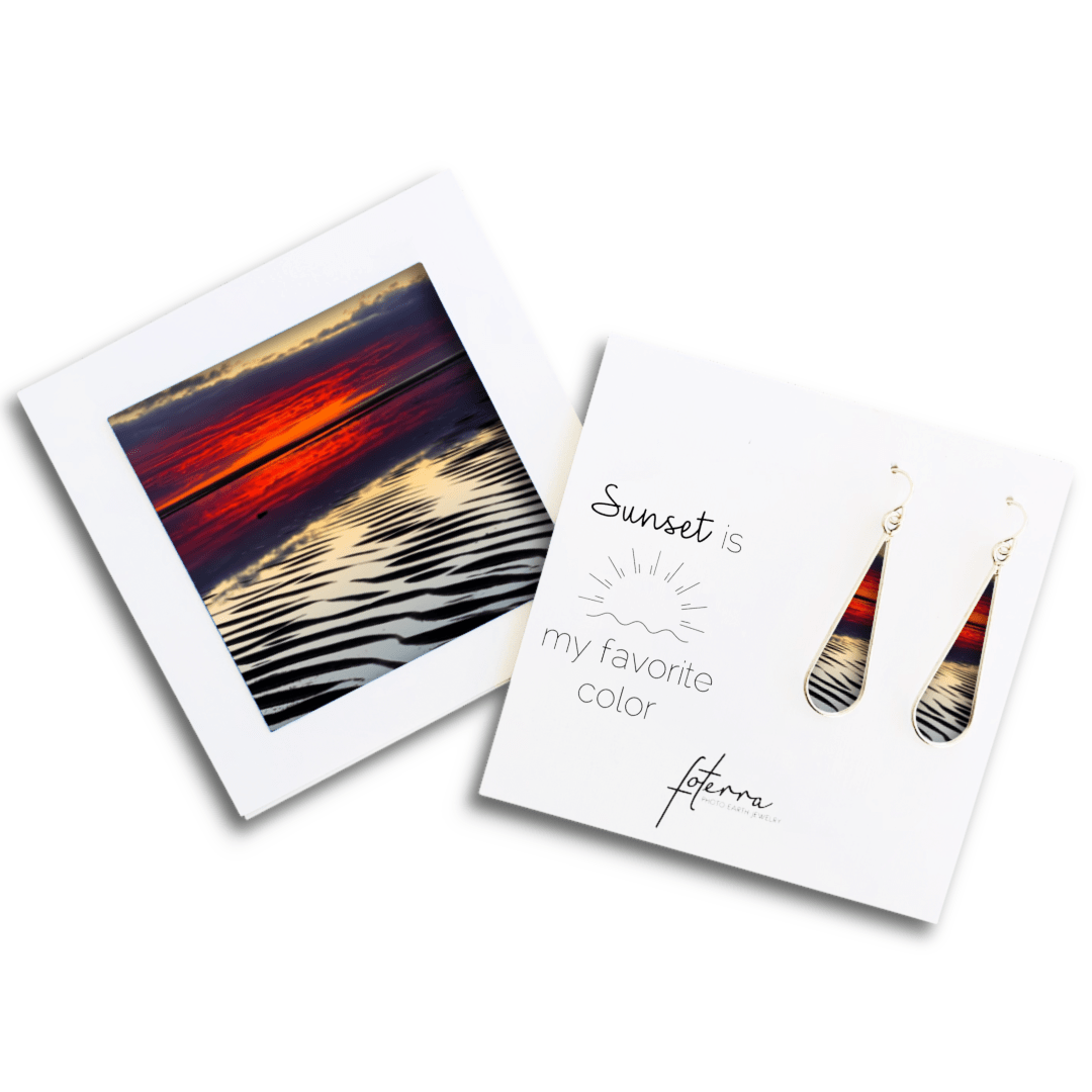 New England Sunset Earrings by Allie Richards