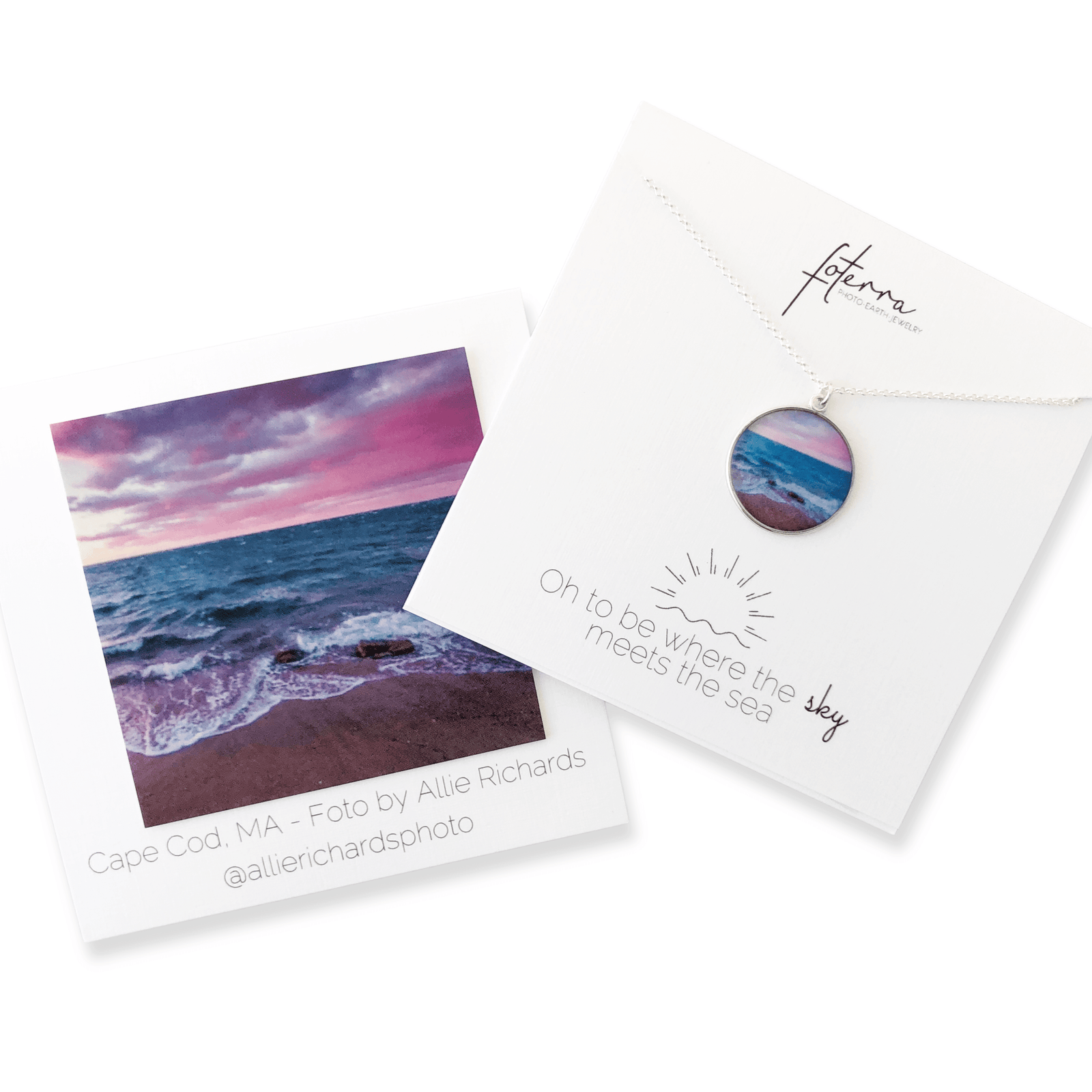 Cape Cod Sunrise Necklace by Allie Richards