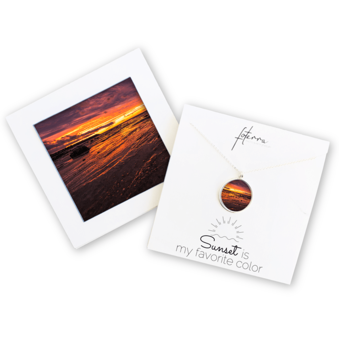 Cape Cod Sunset Necklace by Allie Richards