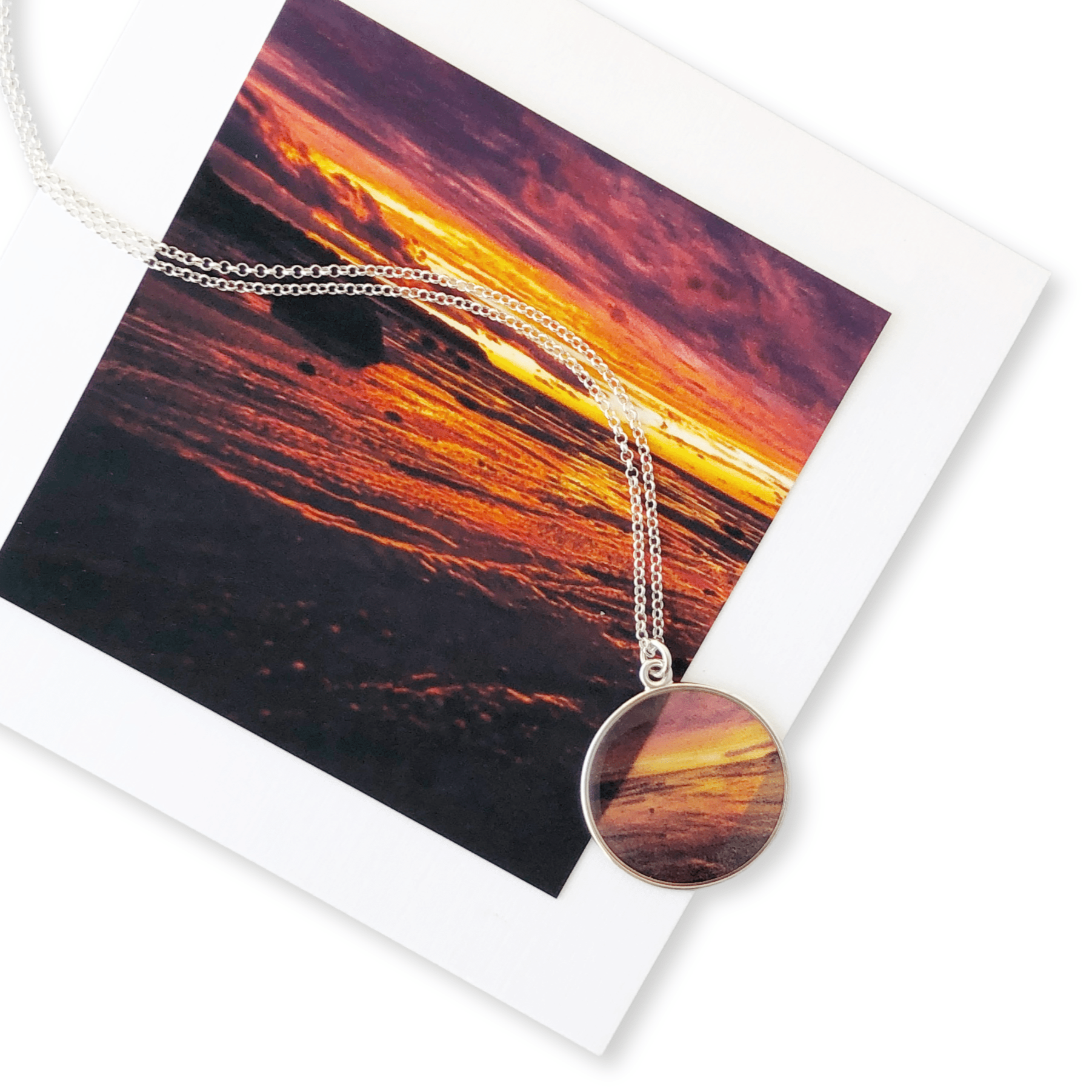 Cape Cod Sunset Necklace by Allie Richards