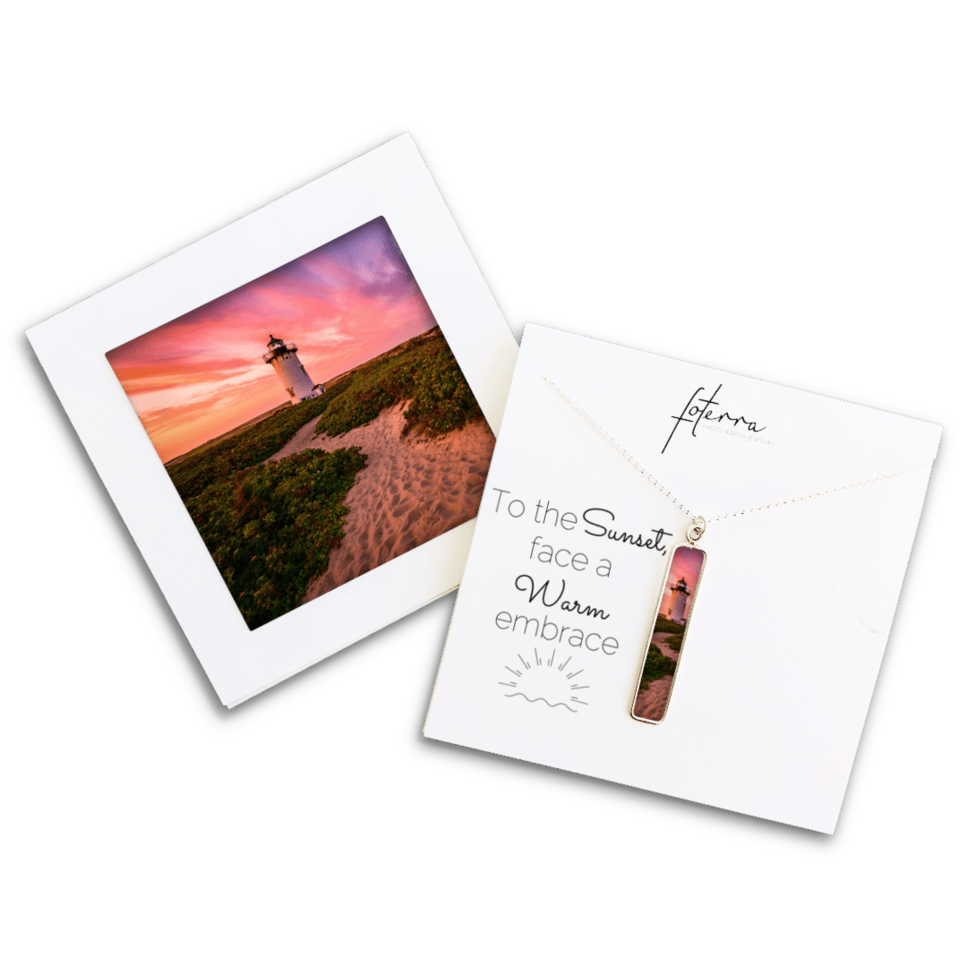 New England Lighthouse Necklace by Allie Richards