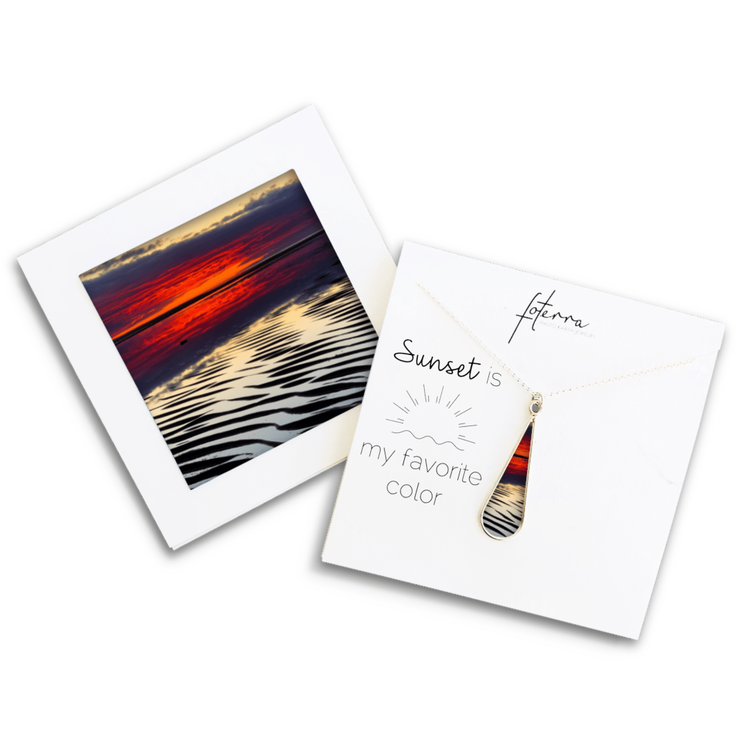 New England Sunset Necklace by Allie Richards