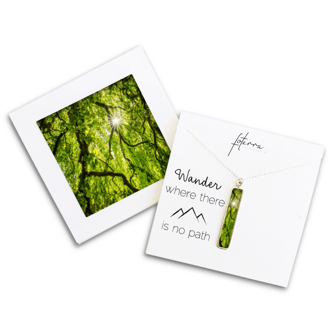 New England Woodland Forest Necklace by Allie Richards