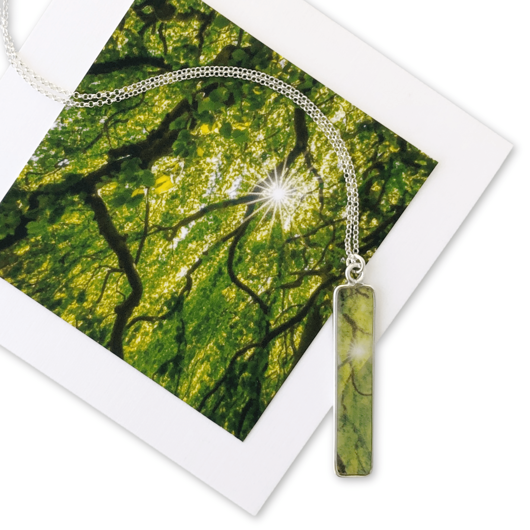 New England Woodland Forest Necklace by Allie Richards