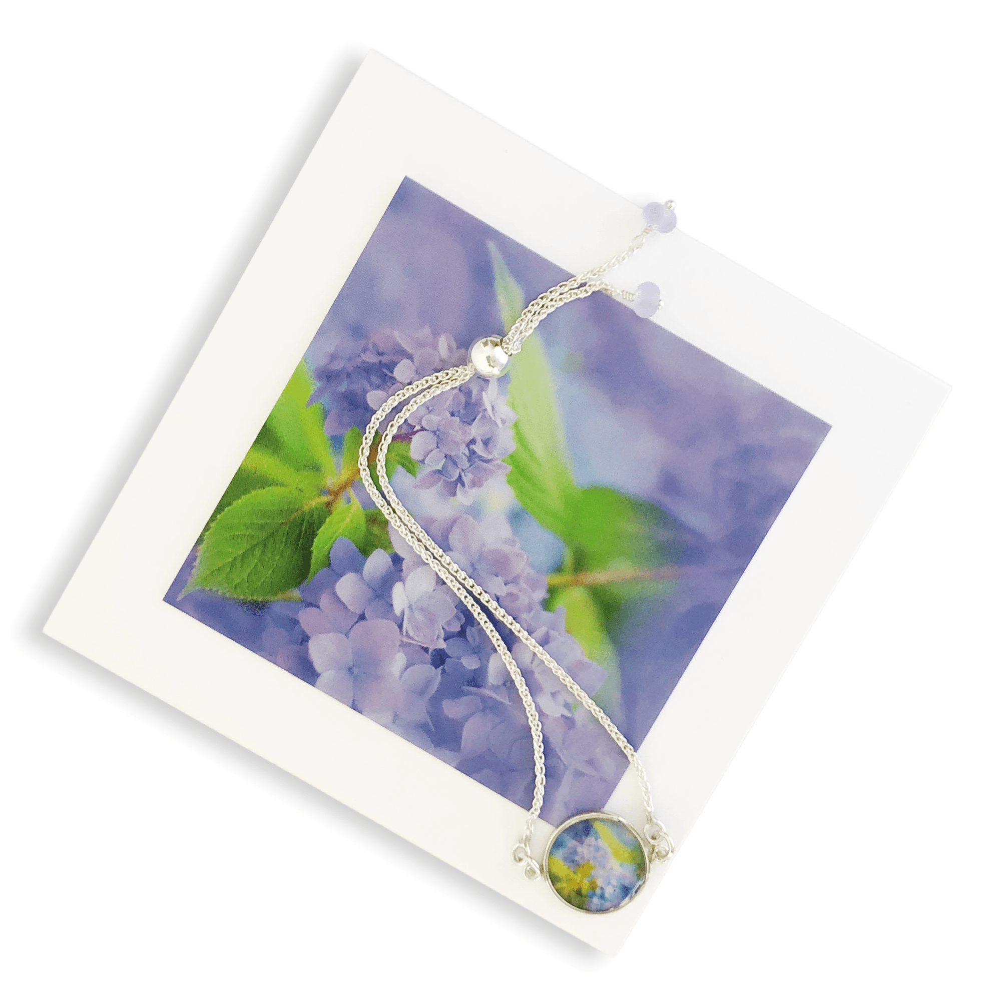 Hydrangea Floral Bracelet by Betty Wiley