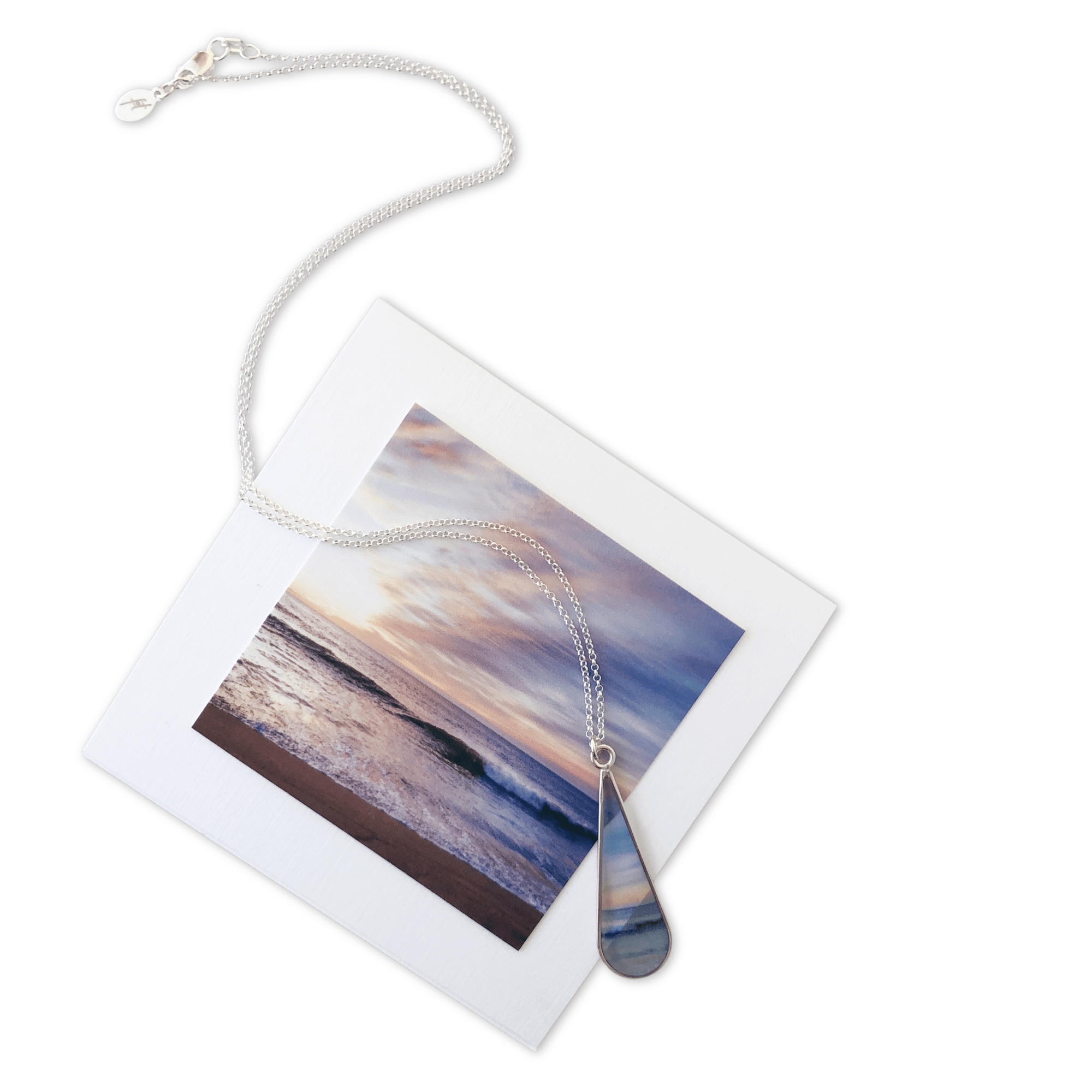 New England Sunset Beach Necklace by Betty Wiley