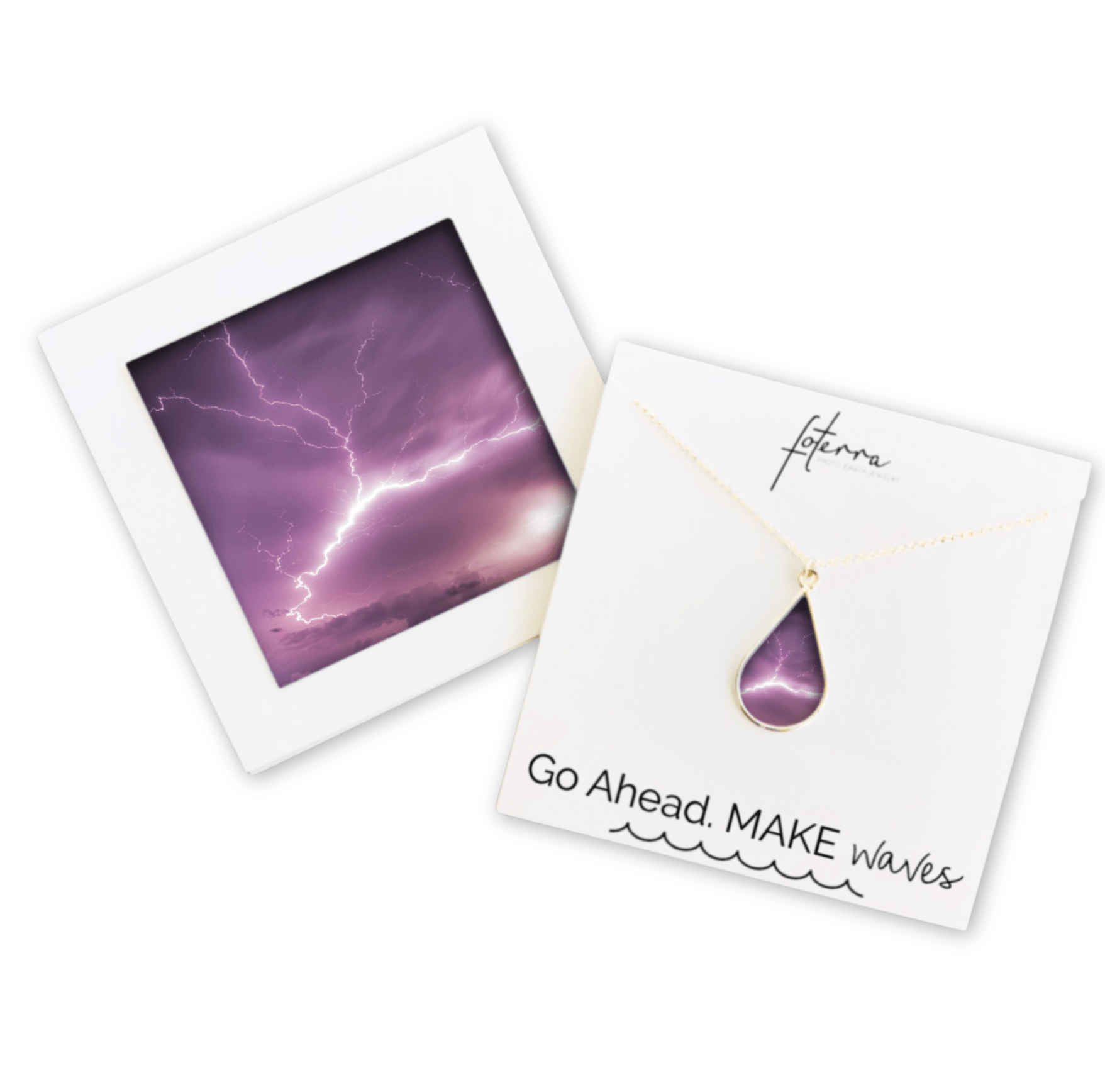 Lightning Storm Necklace by Carissa Photopoulos