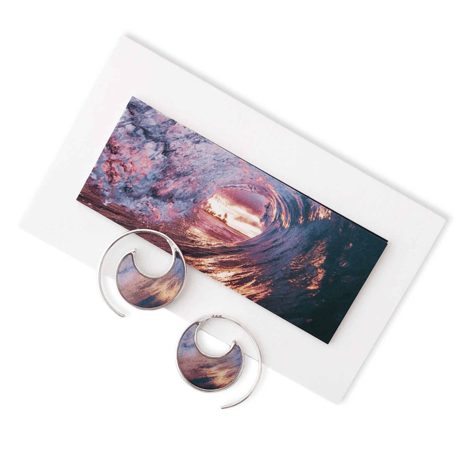 Hawaiian Wave Earrings by Connor Trimble