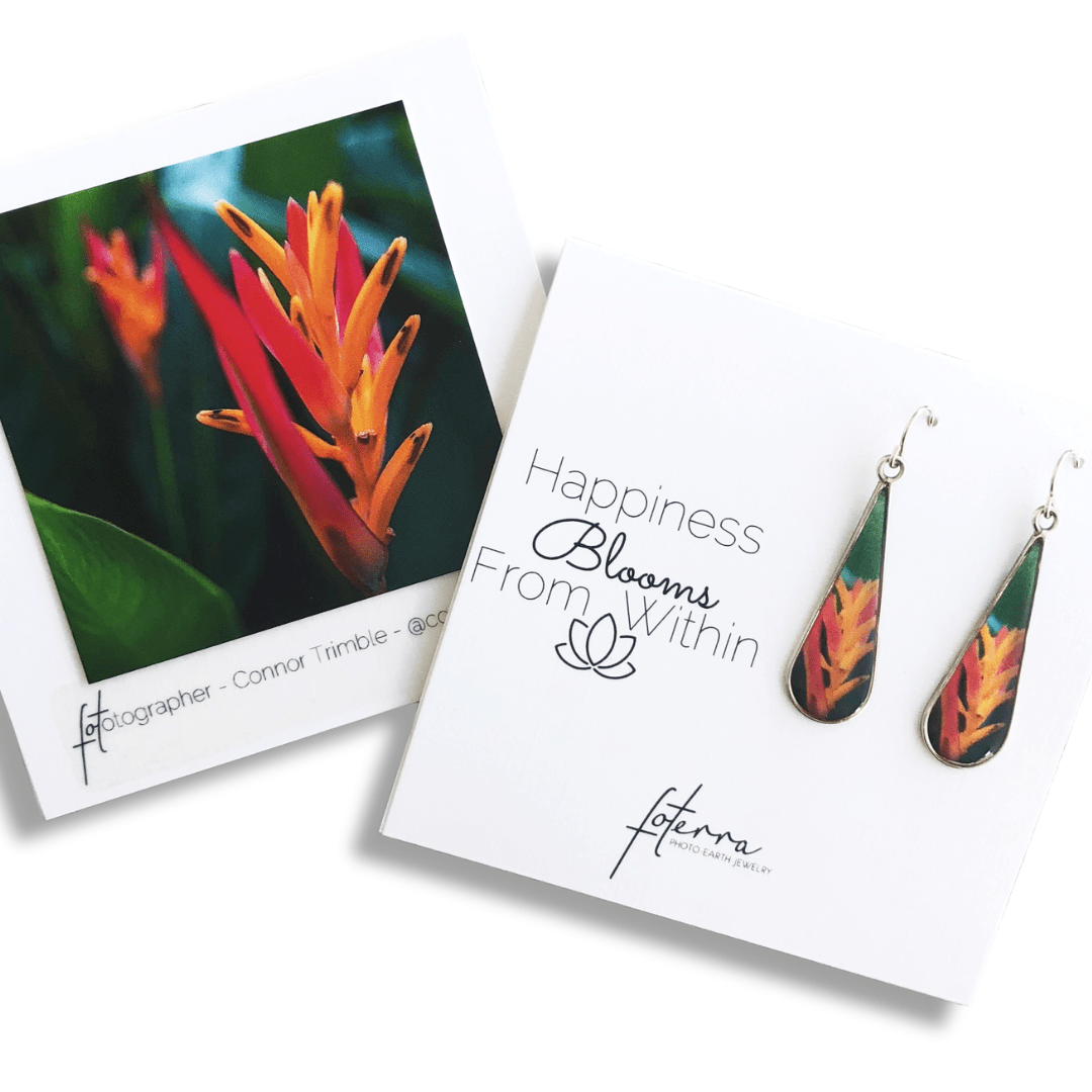 Tropical Ginger Earrings by Connor Trimble