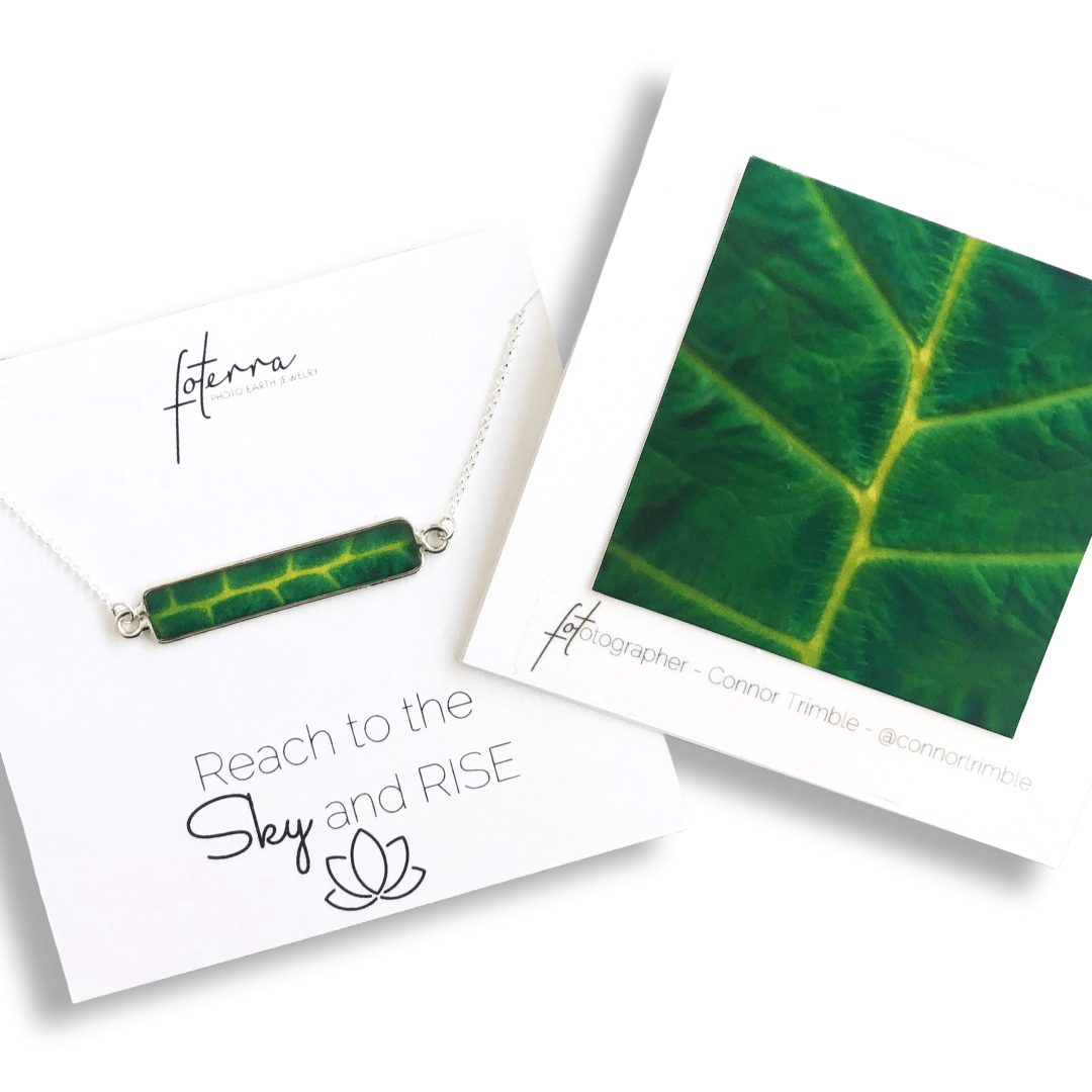 Hawaiian Botanical Leaf Necklace by Connor Trimble