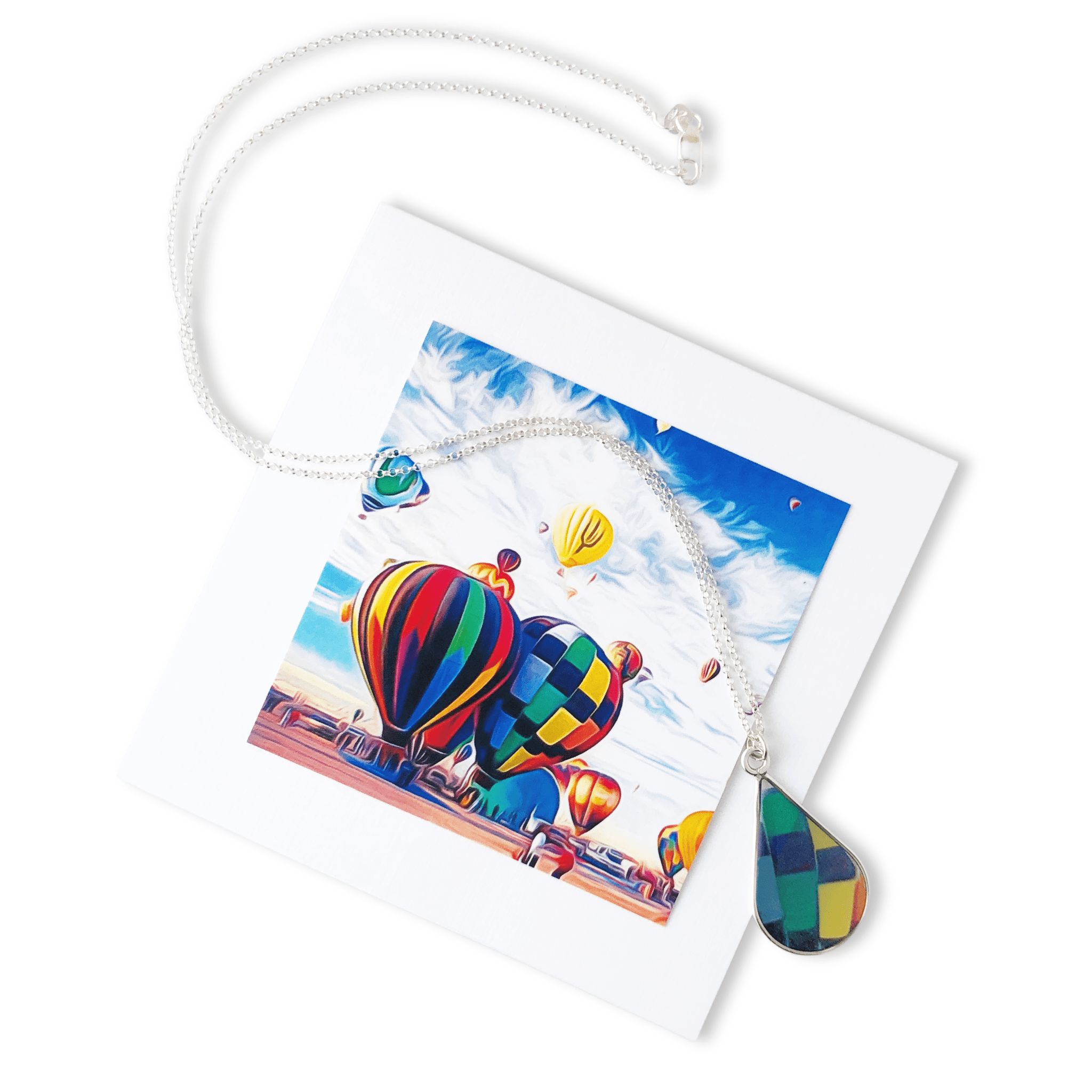 Hot Air Balloon Necklace