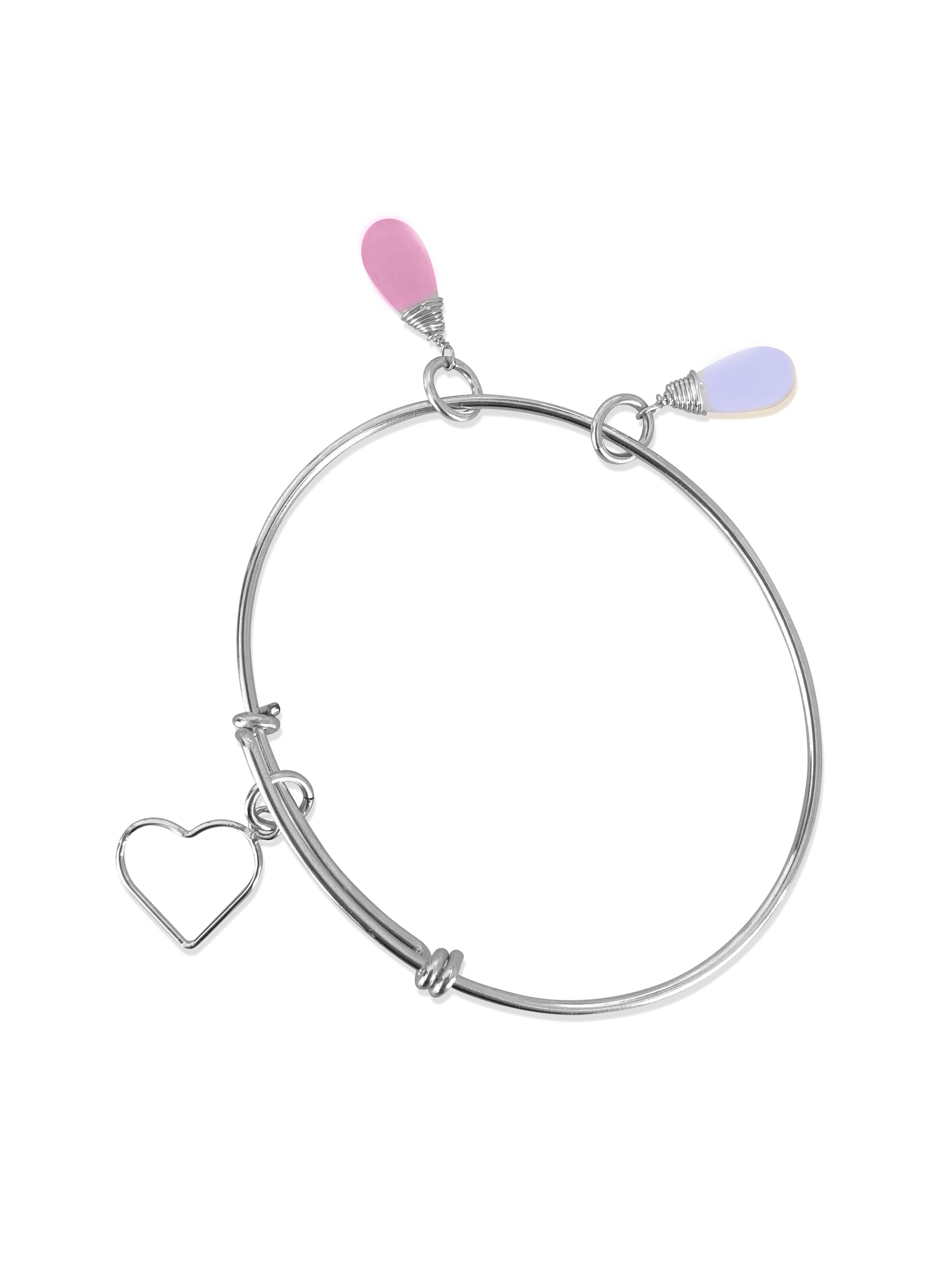 Custom Heart Bangle Bracelet for Fotographers