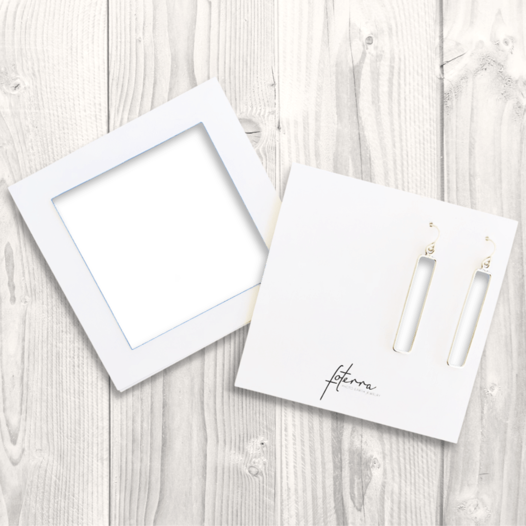 Custom Photo Bar Earrings for Fotographers