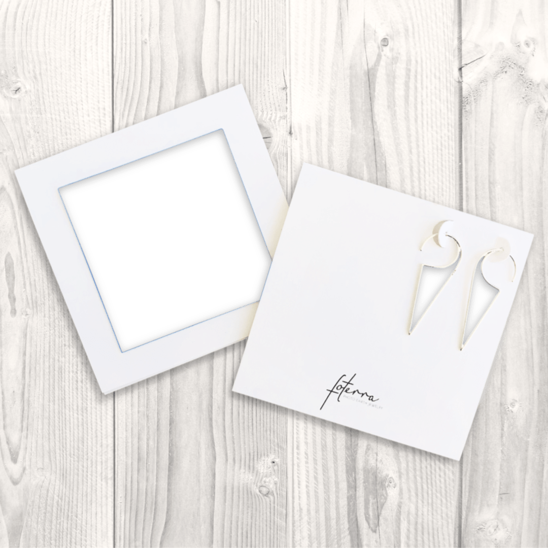 Custom Photo Triangle Earrings for Fotographers