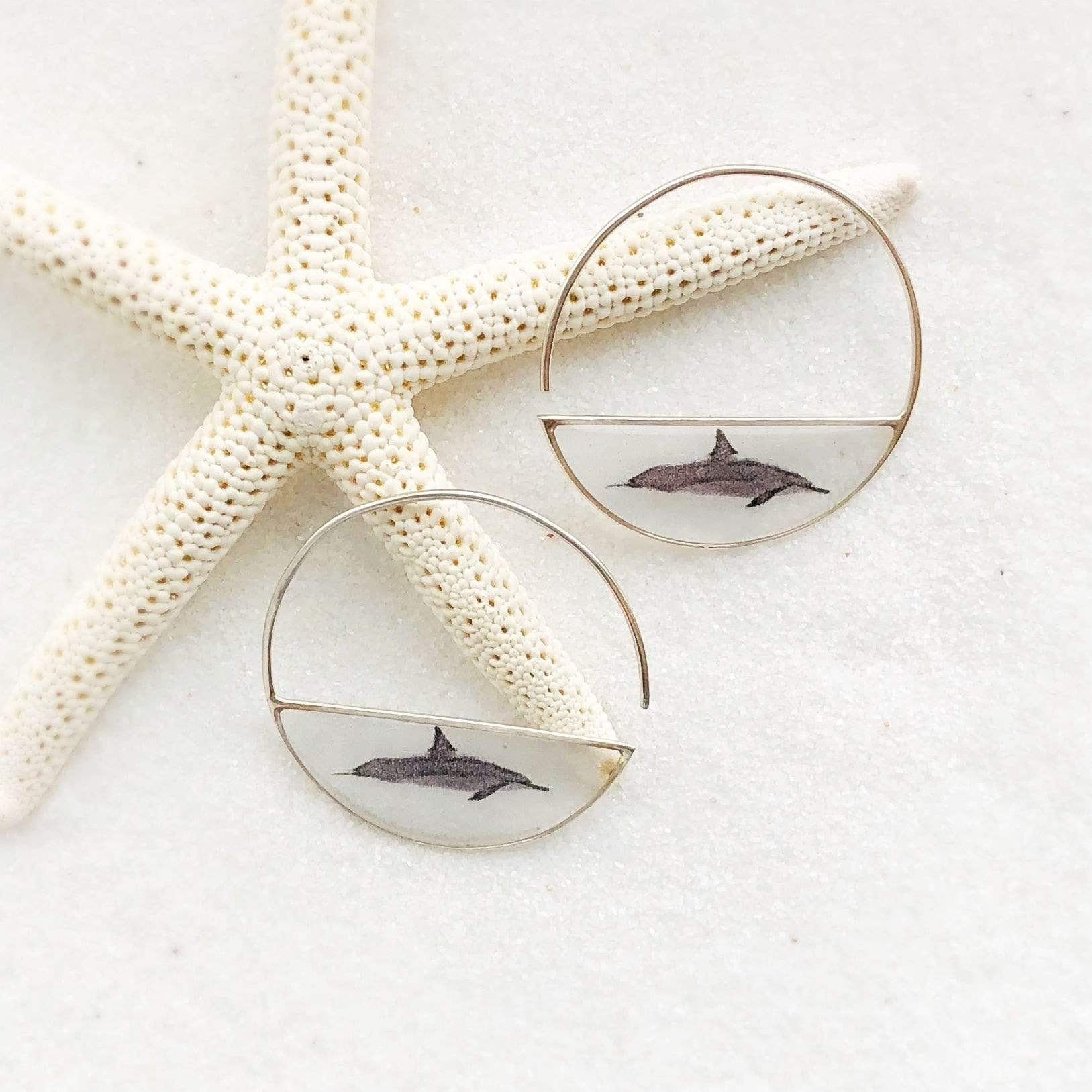 Dolphin Earrings by John Baran