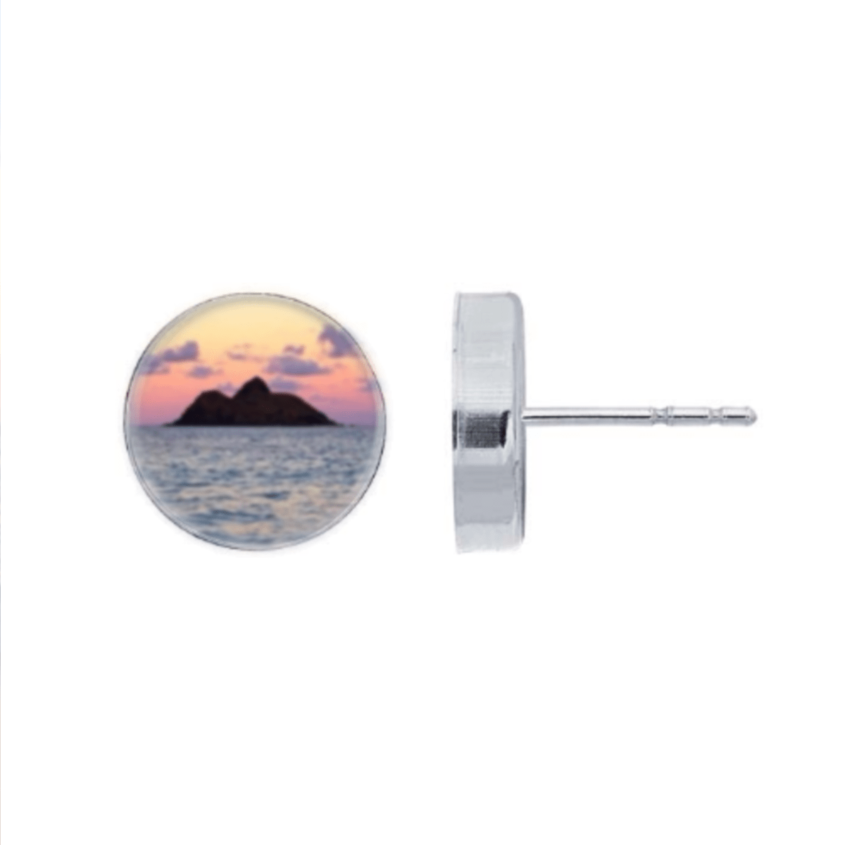 Mokulua Island Post Earrings featuring Lanikai, Oahu